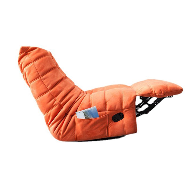 Metal Frame Standard Recliner Solid Color Growivel Rocker Recliner Chair