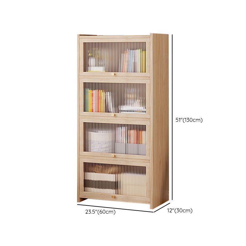 Natural Contemporary Cabinet, Solid Wood Accent Cabinet with Doors Clearhalo 'Cabinets & Chests' 'cabinets_chests' 'furn' 'furn_cabinets_chests' 'Furniture' 'Living Room Furniture' 1200x1200_5e6df207-5c7b-4a6f-8995-e5b3925ecce2