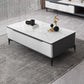 Stone 4 Legs Cocktail Table Rectangle Single Coffee Table with Drawer Clearhalo 'Coffee & Accent Tables' 'Coffee Tables' 'coffee_tables' 'furn' 'furn_coffee_tables' 'Furniture' 'Living Room Furniture' 1200x1200_5e723a1b-a07b-448f-9d5a-e5f6c7a756ce