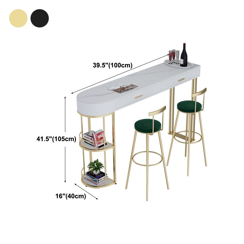 Living Room Pub Bar Table Contemporary Sled Storage Counter Wine Table Clearhalo 'Bar Furniture' 'Bar Tables' 'bar_tables' 'Furniture' 'furniture_bar_tables' 'Kitchen & Dining Furniture' 'kitchen&dining_furn' 'kitchen' 1200x1200_5e729127-38cb-489b-b2ba-81dddef7dd2b