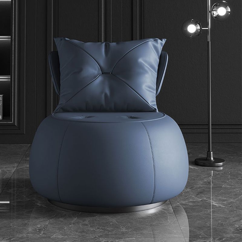 Faux Leather Chair 29.9" L x29.9 W x29.9" H Armless Chair for Living Room Clearhalo 'Accent Chairs' 'accent_chairs' 'Chairs & Seating' 'furn' 'furn_accent_chairs' 'Furniture' 'furniture_accent_chairs' 'Living Room Furniture' 1200x1200_5e7526ee-2523-4501-b880-fd9a97b0a00f