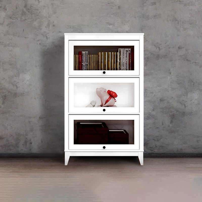 Wood Barrister Bookcase Contemporary Vertical Book Shelf with Doors Clearhalo 'Bookcases' 'furn' 'furn_bookcases' 'Furniture' 'furniture_bookcases' 'kitchen' 'kitchen_bookcases' 'Living Room Furniture' 'Office Furniture' 1200x1200_5e79853e-3eca-45d1-aac2-f00749959c34
