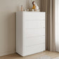 Coffre de rangement de 15,6 pouces de largeur, commode de rangement moderne en bois manufacturé