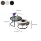 Round Nesting Coffee Table Set Round Frame Coffee Table with Drawer Clearhalo 'Coffee & Accent Tables' 'Coffee Tables' 'coffee_tables' 'furn' 'furn_coffee_tables' 'Furniture' 'Living Room Furniture' 1200x1200_5e7a544e-990f-4508-8c22-42b20605cd62