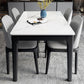 Sintered Stone Two-Color Dining Table Mid-Century 4 Legs Table for Dining Room Clearhalo ' dining_table' 'Dining Tables & Seating' 'Dining Tables' 'furn' 'furn_dining_table' 'Furniture' 'furniture_dining_table' 'Kitchen & Dining Furniture' 'kitchen&dining_furn' 'kitchen' 'kitchen_dining_table' 1200x1200_5e7b5112-ca9d-46d1-b878-78213ede8586