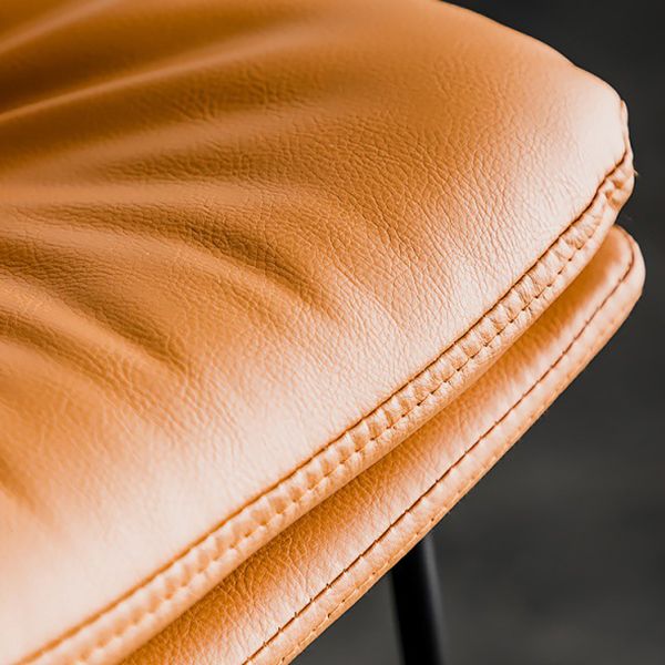 Scandinavian Low Back Coffee Shop Matte Finish Upholstered Bar Stools Clearhalo 'Bar Furniture' 'Bar Stools' 'bar_stools' 'furn' 'furn_bar_stools' 'Furniture' 'furniture_bar_stools' 'Kitchen & Dining Furniture' 1200x1200_5e7dd627-1d41-4d9b-b868-5aa2073696d1