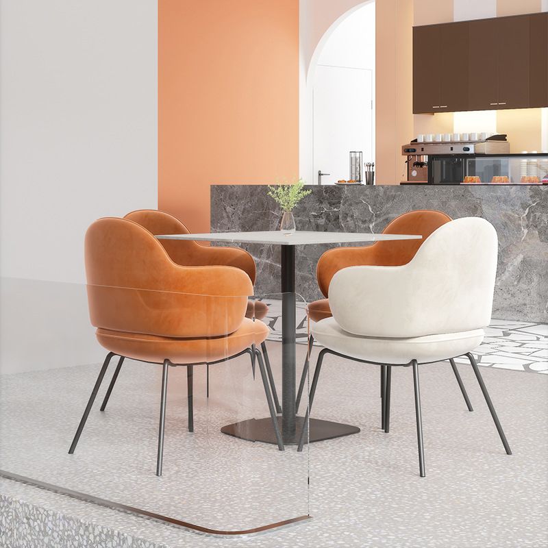 Contemporary Kitchen Dining Arm Chair Upholstered Chair for Kitchen Clearhalo 'Dining Chairs' 'Dining Tables & Seating' 'dining_chair' 'furn' 'furn_dining_chair' 'Furniture' 'Kitchen & Dining Furniture' 1200x1200_5e7eb675-b1dd-48fd-a999-2af817b9d8f2