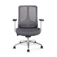 Moderne roteerbare bureaustoel Mesh Mid / High Back Desk stoel met wielen