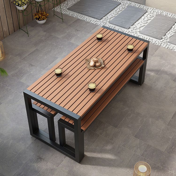 Modern Reclaimed Wood Dining Table Set 1/5 Pieces Dining Set for Home Use