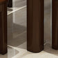 Brown Solid Wood Dining Table for Home Modern Foldable Dinette Table Clearhalo 'Dining Tables & Seating' 'Dining Tables' 'dining_table' 'furn' 'furn_dining_table' 'Furniture' 'Kitchen & Dining Furniture' 1200x1200_5e81c2c0-e779-4812-a4f8-3c3db49d0384