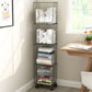 Contemporary Style Metal Geometric Bookcase Closed Back Bookcase Clearhalo 'Bookcases' 'furn' 'furn_bookcases' 'Furniture' 'furniture_bookcases' 'kitchen' 'kitchen_bookcases' 'Living Room Furniture' 'Office Furniture' 1200x1200_5e829863-f38f-4bcf-ad77-7febe62b4ea2