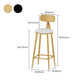 Modern Bar Table Set 1/2/3 Pieces Faux Marble Counter Table with Upholstered Stools Clearhalo 'Bar Furniture' 'furn' 'furn_home_bar_bar_sets' 'Furniture' 'Home Bars & Bar Sets' 'home_bar_bar_sets' 'Kitchen & Dining Furniture' 1200x1200_5e834714-79c4-40eb-914a-549418f1555e