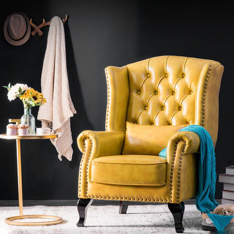 Chaise de baignade à armes roulées modernes du milieu du siècle