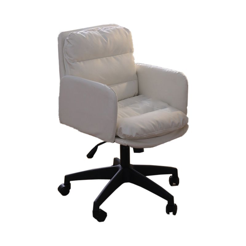 Padded Arms Working Chair Modern Mid Back Swivel Office Chair Clearhalo 'furn' 'furn_office_chair' 'Furniture' 'Office Chairs' 'Office Furniture' 'office_chair' 1200x1200_5e86fde8-5491-4db7-b552-791922beeccb
