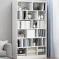 Closed Back Bookcase Contemporary Style Bookshelf for Home Office Study Room Clearhalo 'Bookcases' 'furn' 'furn_bookcases' 'Furniture' 'furniture_bookcases' 'Office Furniture' 1200x1200_5e871fb3-fa66-479d-9b3c-ce943c03027a