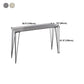 Stone Bar Dining Table Industrial Bar Dining Table with 4 Black Legs Clearhalo 'Bar Furniture' 'Bar Tables' 'bar_tables' 'furn' 'furn_bar_tables' 'Furniture' 'furniture_bar_tables' 'Kitchen & Dining Furniture' 1200x1200_5e8bb304-70b4-4dcd-987f-5dc1b9c76aa7