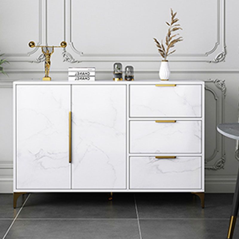 Sideboard in legno ingegnerizzato contemporaneo con porte per sala da pranzo