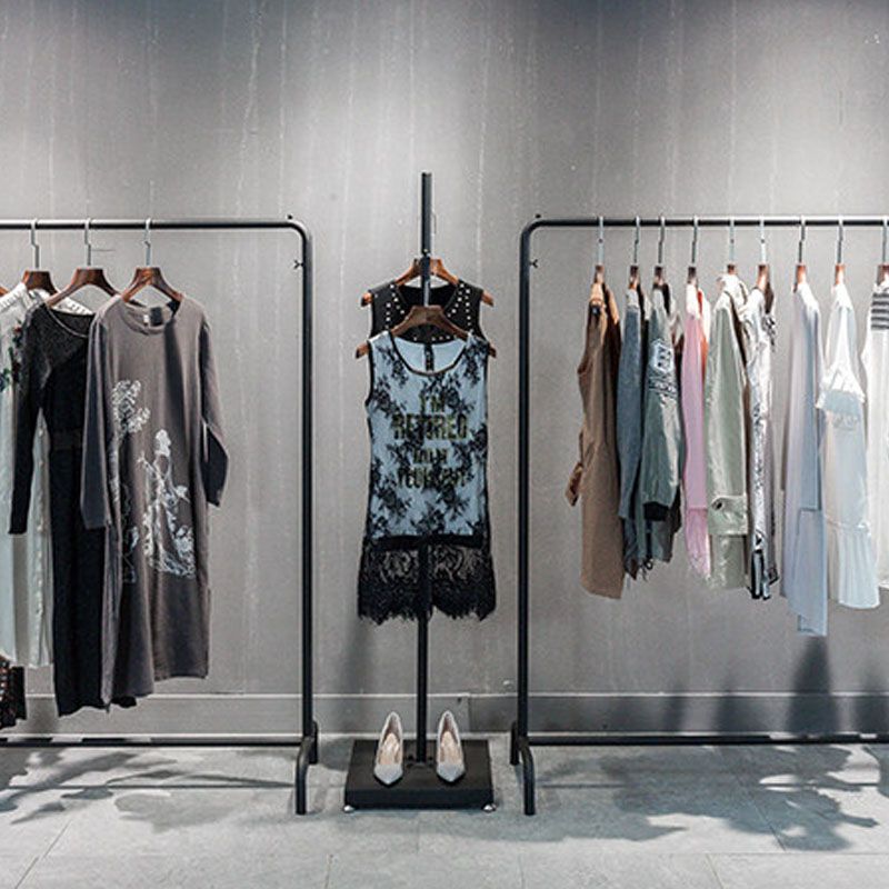 Industrial Metal Coat Hanger Hall Stand Hooks Free Standing Entryway Kit Hall Tree Clearhalo 'Entry & Mudroom Furniture' 'furn' 'furn_hall_tree_coat_racks' 'Furniture' 'Hall Trees & Coat Racks' 'hall_tree_coat_racks' 1200x1200_5e8dcdf2-abe4-41cd-810a-c8bfc3683754