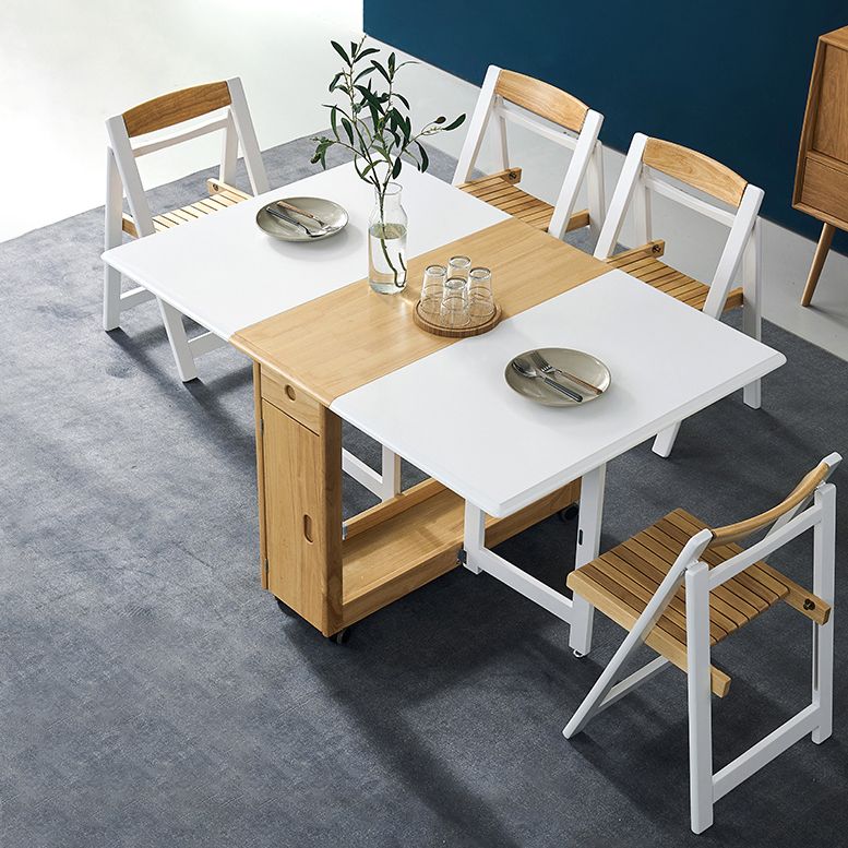 1/2/3/5 Pcs Wood Modern Dining Room Set with Foldable Table Dinette Set Clearhalo 'Dining Room Sets' 'Dining Tables & Seating' 'dining_room_set' 'furn' 'furn_dining_room_set' 'Furniture' 'furniture_dining_room_set' 'Kitchen & Dining Furniture' 'kitchen&dining_furn' 'kitchen' 1200x1200_5e8df55b-996c-4c16-ade6-2f59ae228ddc