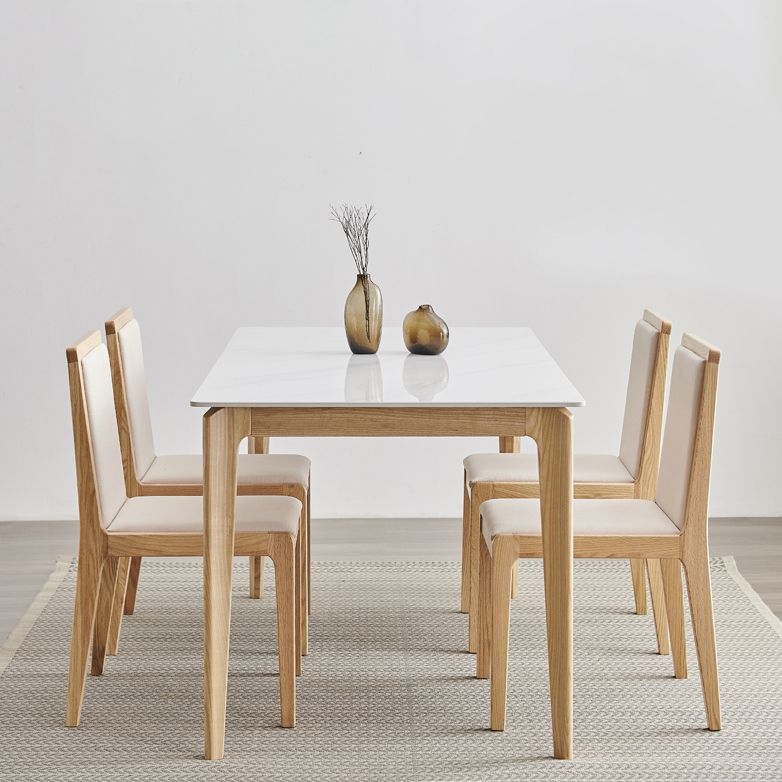 Modern 1/4/5/7 Pieces Dining Set Sintered Stone Top Dining Table Set with Chairs Clearhalo 'Dining Room Sets' 'Dining Tables & Seating' 'dining_room_set' 'furn' 'furn_dining_room_set' 'Furniture' 'furniture_dining_room_set' 'Kitchen & Dining Furniture' 'kitchen&dining_furn' 'kitchen' 1200x1200_5e8e3909-1f51-4c6c-8e8c-827d6515191d