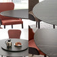 Contemporary Dining Round Table Sintered Stone Table with Metal Legs for Home Use Clearhalo 'Dining Tables & Seating' 'Dining Tables' 'dining_table' 'furn' 'furn_dining_table' 'Furniture' 'Kitchen & Dining Furniture' 1200x1200_5e90dbd9-b9bc-40b9-9fb7-657a02b62bd2