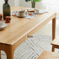 Rectangle Indoor Oak Wood Dining Table Modern Kitchen Table in Nature with 4 Legs Clearhalo ' dining_table' 'Dining Tables & Seating' 'Dining Tables' 'furn' 'furn_dining_table' 'Furniture' 'furniture_dining_table' 'Kitchen & Dining Furniture' 'kitchen&dining_furn' 'kitchen' 'kitchen_dining_table' 1200x1200_5e94b5da-85f5-4c2e-8834-a715124fc0cb