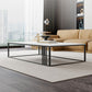Metal Frame Rectangular Coffee Table Stone Top Cocktail Table Clearhalo 'Coffee & Accent Tables' 'Coffee Tables' 'coffee_tables' 'furn' 'furn_coffee_tables' 'Furniture' 'Living Room Furniture' 1200x1200_5e94bdbc-2d67-4643-af78-6b4bf2f0355e