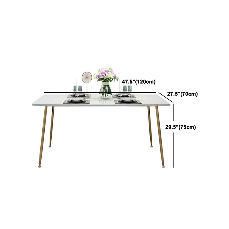 Glam Style Sintered Stone Dining Set Rectangle 1/4/5/7 Pieces Dining Set Clearhalo 'Dining Room Sets' 'Dining Tables & Seating' 'dining_room_set' 'furn' 'furn_dining_room_set' 'Furniture' 'Kitchen & Dining Furniture' 1200x1200_5e99a2ca-eb36-4e4a-b3c0-897d511c07bd