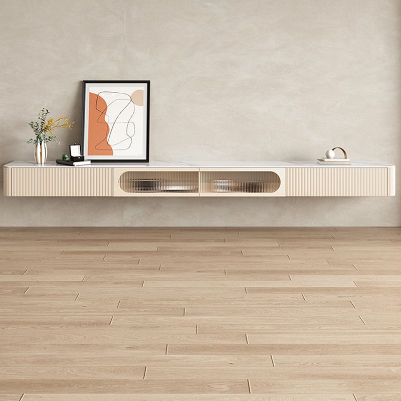 Console multimediale contemporanea Porta TV Console TV in pietra con cassetti