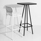 1/2/4 Pieces Modern Bar Set Matte Finish Metal Bar Stool and Table Set