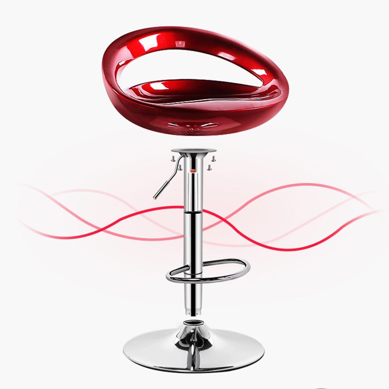 Industrial Adjustable Height Swivel Counter Stools Metal Bar Stools with Footrest Clearhalo 'Bar Furniture' 'Bar Stools' 'bar_stools' 'furn' 'furn_bar_stools' 'Furniture' 'furniture_bar_stools' 'Kitchen & Dining Furniture' 1200x1200_5e9d2bdc-edcd-4fd6-a4a9-ec1d464d401c
