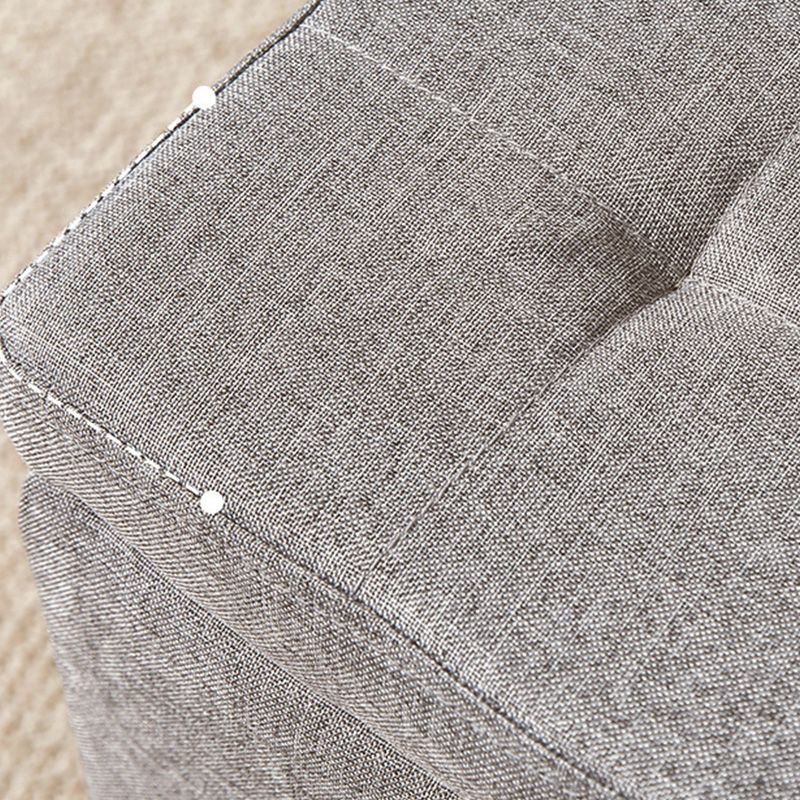 Modern Dark Grey Square Pouf Cotton Tear Resistant Pouf for Living Room Clearhalo 'furn' 'furn_ottomans_poufs' 'Furniture' 'Living Room Furniture' 'Ottomans & Poufs' 'ottomans_poufs' 1200x1200_5e9d8a1c-2a3f-424b-9965-6fba32d81348