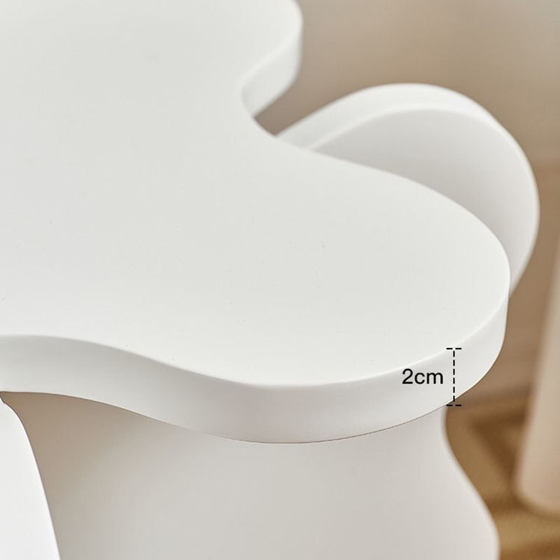 Nordic Wooden Abstract End Table Naturally Shaped Side Table