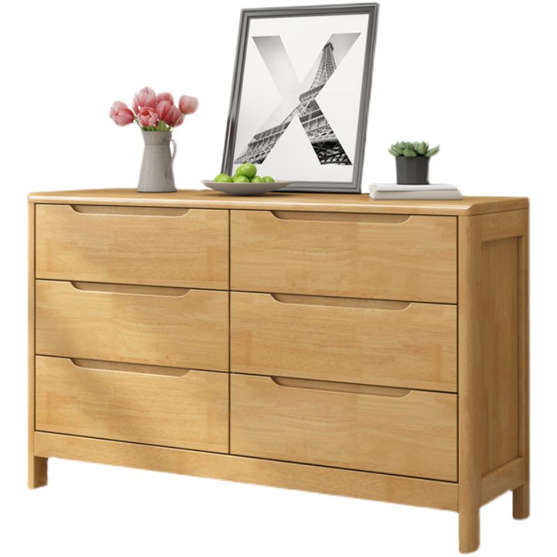 Coffre de rangement en bois vertical contemporain avec tiroirs pour chambre à coucher