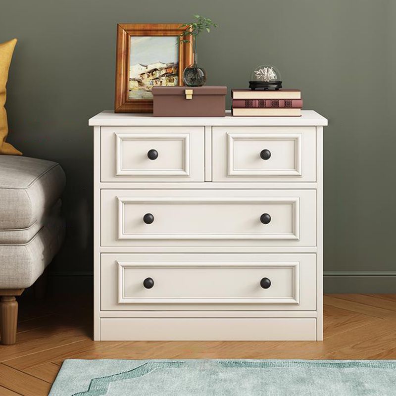 Coffre de rangement en bois vertical traditionnel américain coffre en bois pour chambre à coucher