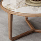 Table basse moderne en ardoise sans ensemble de table basse ronde pénible