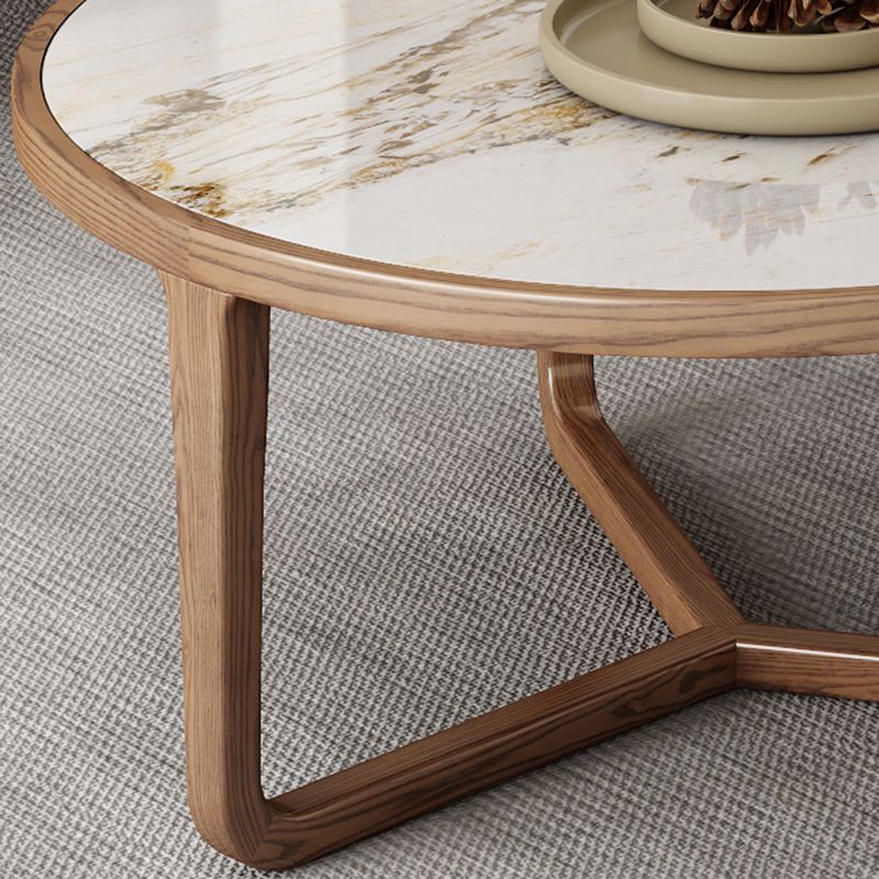 Table basse moderne en ardoise sans ensemble de table basse ronde pénible