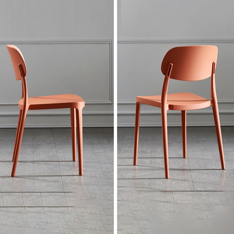 Plastic Scandinavian Armless Chair Indoor-Outdoor Open Back Chair Clearhalo 'Dining Chairs' 'Dining Tables & Seating' 'dining_chair' 'furn' 'furn_dining_chair' 'Furniture' 'furniture_dining_chair' 'Kitchen & Dining Furniture' 1200x1200_5ea62ca7-480a-4307-bf4a-30b64bbeb854