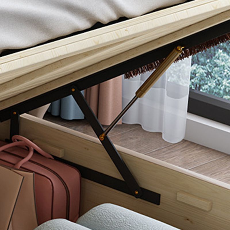 Cadre de lit en bois de pin pour mousse standard victorien avec des jambes en or personnalisées