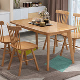 Rectangle Solid Wood Brown Tone Dining Table Simplicity 4 Legs Table for Dining Room Clearhalo ' dining_table' 'Dining Tables & Seating' 'Dining Tables' 'furn' 'furn_dining_table' 'Furniture' 'furniture_dining_table' 'Kitchen & Dining Furniture' 'kitchen&dining_furn' 'kitchen' 'kitchen_dining_table' 1200x1200_5ea7c11c-42ab-42c1-a220-734124ca9474