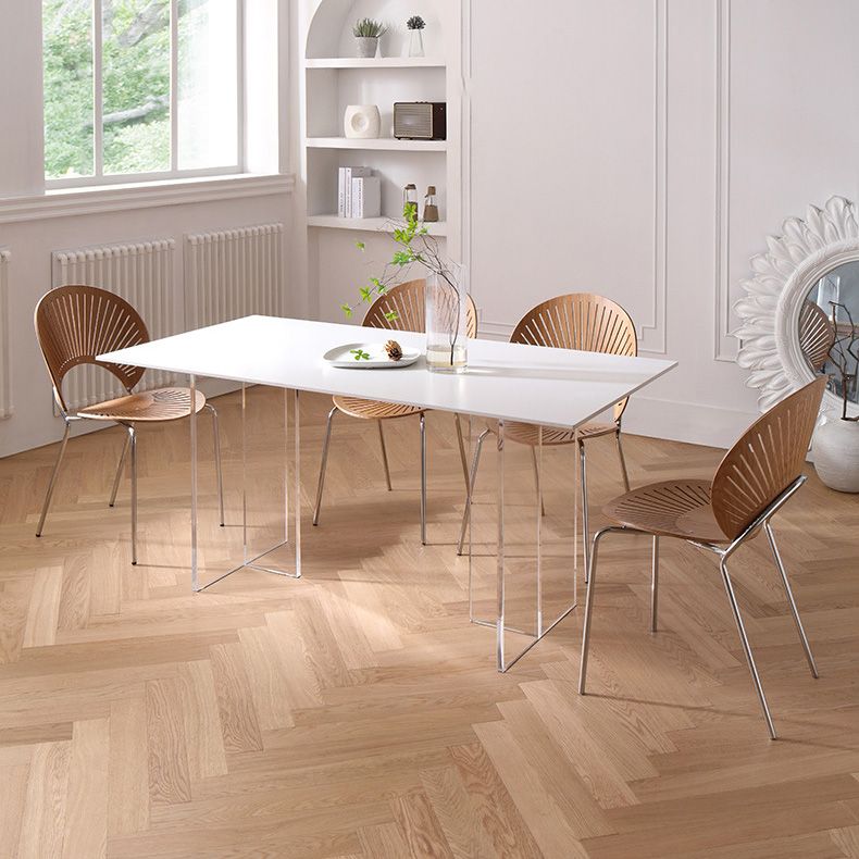 Medieval Modern Stone Dining Table Double Pedestal Table for Kitchen Clearhalo 'Dining Tables & Seating' 'Dining Tables' 'dining_table' 'furn' 'furn_dining_table' 'Furniture' 'Kitchen & Dining Furniture' 1200x1200_5ea88625-18d4-4507-a9e0-0222805fcefc