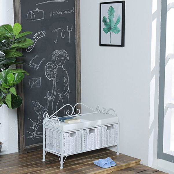 Rectangle 13.8" Wide Entryway Bench Traditional Upholstered Seating Bench with Cushioned Clearhalo 'Benches' 'Chairs & Seating' 'furn' 'furn_benches' 'Furniture' 'Living Room Furniture' 1200x1200_5ea8b6fb-3401-4a67-9531-ccc65a816c11