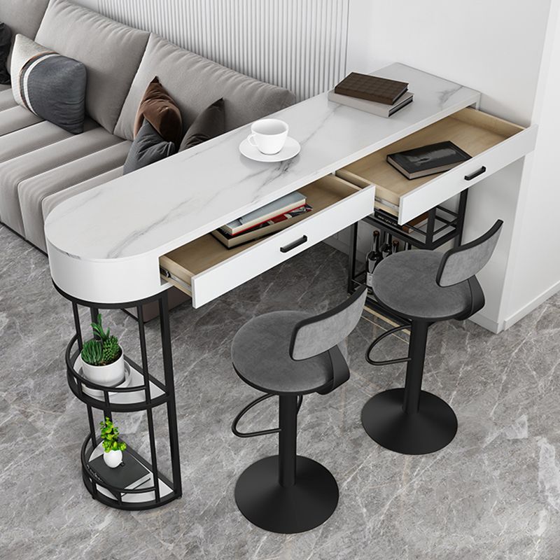 Ensemble de Table de Bar de Style moderne, 1/2/3 pièces, ensemble de Bar spécialisé en pierre pour l'intérieur