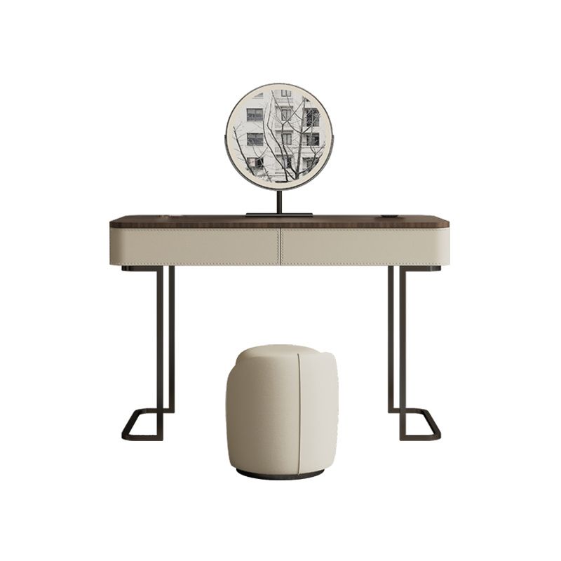 Wooden Make-up Vanity White Makeup Vanity Desk Table with Drawers Clearhalo 'Bedroom Furniture' 'furn' 'furn_makeup_vanities' 'Furniture' 'Makeup Vanities' 'makeup_vanities' 1200x1200_5ea94951-956e-4777-9d36-111b20909dd9