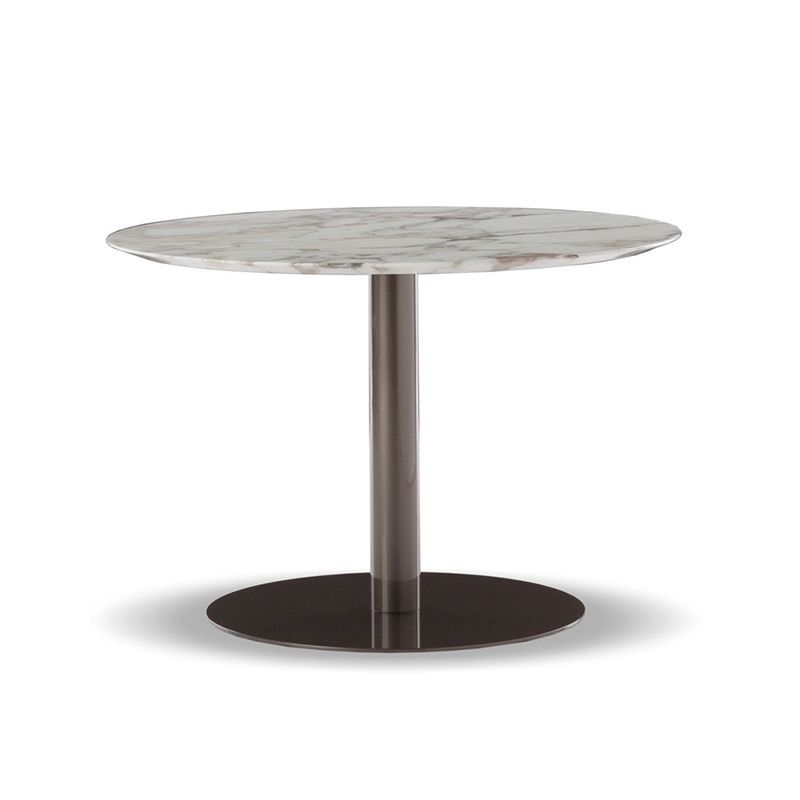 Metal Traditional Luxury Round Dining Table Marble Indoor Table Top with Pedestal Base Clearhalo ' dining_table' 'Dining Tables & Seating' 'Dining Tables' 'furn' 'furn_dining_table' 'Furniture' 'furniture_dining_table' 'Kitchen & Dining Furniture' 'kitchen&dining_furn' 'kitchen' 'kitchen_dining_table' 1200x1200_5ea9ceaa-9d41-4d6f-9dea-588ff668a97d