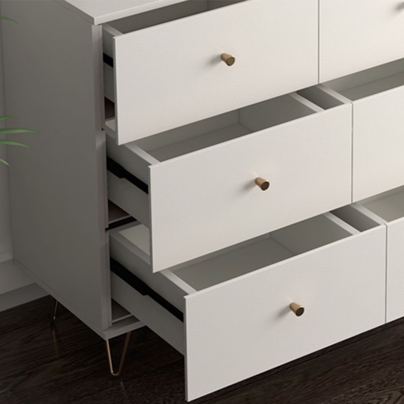 Modern Accent Chest Rectangle Accent Cabinet with Drawers in White Clearhalo 'Cabinets & Chests' 'cabinets_chests' 'furn' 'furn_cabinets_chests' 'Furniture' 'Living Room Furniture' 1200x1200_5eac1ee1-1ceb-4b41-aa49-3e264d7462d4