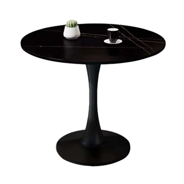 Round Table Dinette Table Contemporary Dinner Room Kitchen Table with Tulip Base Clearhalo ' dining_table' 'Dining Tables & Seating' 'Dining Tables' 'furn' 'furn_dining_table' 'Furniture' 'furniture_dining_table' 'Kitchen & Dining Furniture' 'kitchen&dining_furn' 'kitchen' 'kitchen_dining_table' 1200x1200_5eacb311-4f9b-4d54-b2fc-6ecc21f1e95e