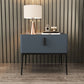 Mid-Century Modern 19-inch Tall Night Table 4 Legs Nightstand with 1 Drawer Clearhalo 'Bedroom Furniture' 'furn' 'furn_night_stand' 'Furniture' 'night_stand' 'Nightstands' 1200x1200_5eadf270-c1da-4b33-8937-370f2f7b2b99