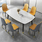 Modern Sintered Stone Standard Dining Table Rectangle Shape Dining Table for Kitchen Clearhalo ' dining_table' 'Dining Tables & Seating' 'Dining Tables' 'furn' 'furn_dining_table' 'Furniture' 'furniture_dining_table' 'Kitchen & Dining Furniture' 'kitchen&dining_furn' 'kitchen' 'kitchen_dining_table' 1200x1200_5eae2287-ce3a-4e2f-a3b4-3dcd64f29b5e