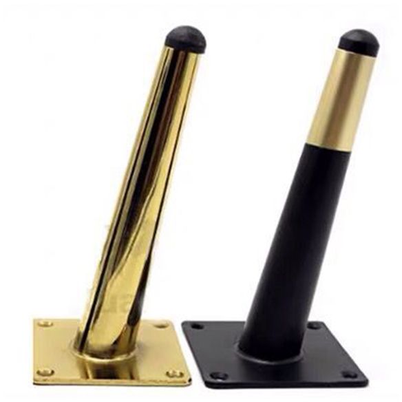 Panchina di sedute glam in schiuma imbottita con gambe di fila in metallo